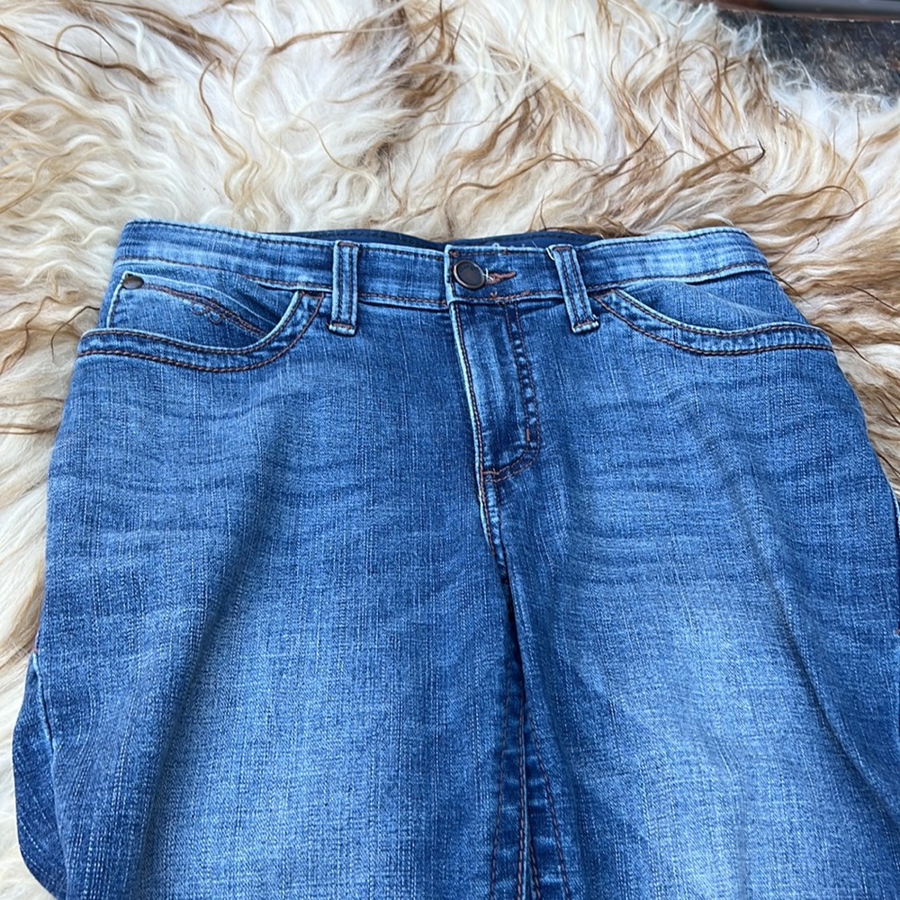 Wrangler Willow the ultimate riding Jean high rise straight leg elastic sz 7 - Picture 4 of 10